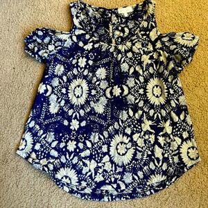 Lucky brand cold shoulder knit top